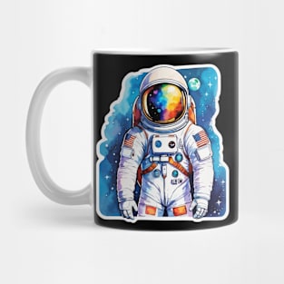 Astronaut Watercolor Mug